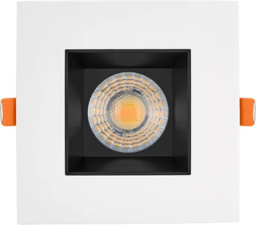 Vista 3 de Maxxima 4 pulgadas Luz de techo empotrable ultra delgada antirreflejos LED, sin lata, clasificación IC, 5 opciones de temperatura