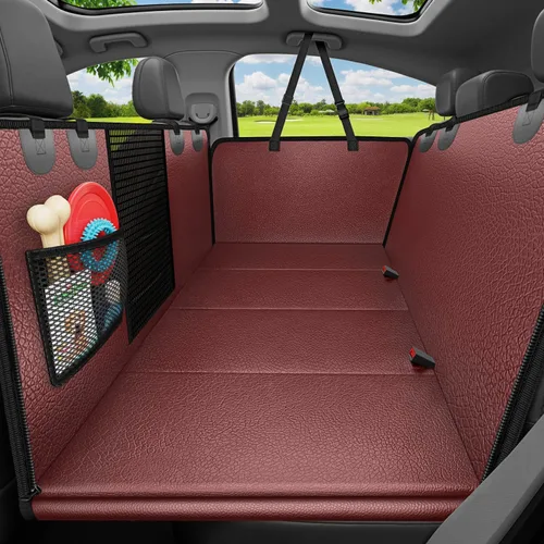 Vista 20 de URPOWER Funda de asiento para perro, hamaca 100% impermeable, 600D, resistente, a prueba de arañazos, antideslizante, duradera, suave