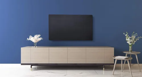 Vista 4 de Funda universal para TV interior, tela de licra suave, protector universal de pantalla plana de 43 pulgadas a prueba de polvo (43 pulgadas, negro)