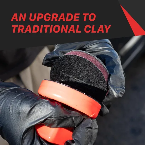 Vista 5 de Maxshine Juego de almohadillas de arcilla universal Almohadilla de arcilla de mano y bloque de pulido Aplicador Detalles 3 en 1, precisión