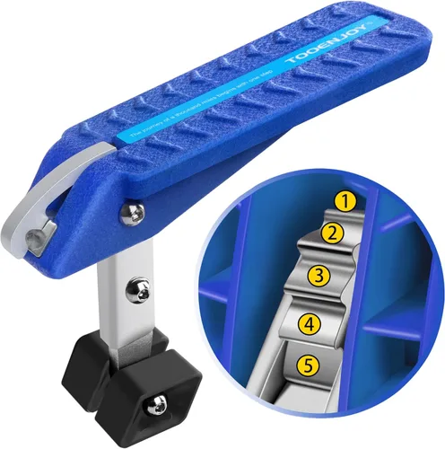 Vista 8 de TOOENJOY - Escalón universal para puerta de coche de 5 ángulos, gancho para el pestillo de la puerta, pedal plegable, paso de soporte plegable