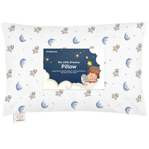 Vista 22 de Almohada para niños pequeños con funda - 13 x 18 pulgadas My Little Dreamy Almohada de viaje para niños pequeños para dormir, funda de almohada
