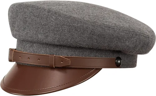 Vista 2 de Sterkowski Maciejowka - Gorra modelo 1 Gorra bretón 100% lana Gorra tradicional militar polaca para hombre