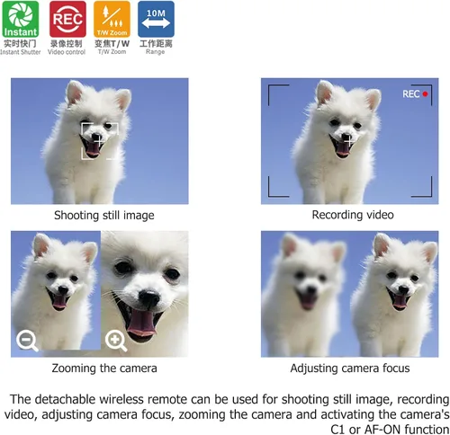 Vista 8 de Control remoto inalámbrico Bluetooth agarre de disparo Mini trípode de mesa reemplaza GP-VPT2BT para Sony A1II A7CR A7CII A7RV A7RV A7 A7S III A9III