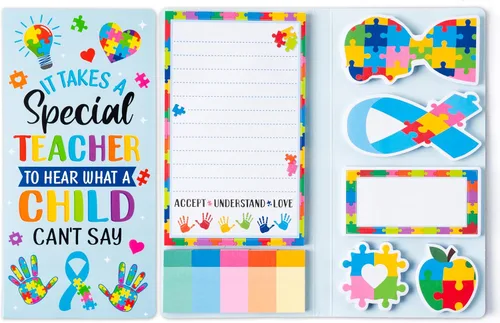 Vista 40 de B1ykin Juego de Notas Adhesivas Lindas - Bloc de Notas Autoadhesivas A+ Amazing Teacher, 550 Hojas de Páginas de Memo para Escritura, Bloc de Notas