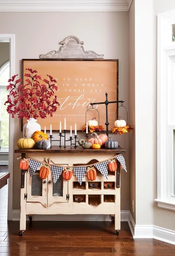 Vista 5 de GnFlus Tallos de hojas de otoño de 34.3 pulgadas de largo, hojas artificiales de roble sintético, tallos de otoño de roble para centro de mesa