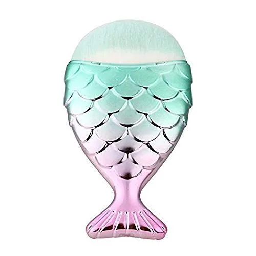 Vista 3 de 11 piezas de pinceles para maquillajes TrimakeShop, para base, maquillaje para cejas, delineador, rubor, corrector estético, pincel ovalado
