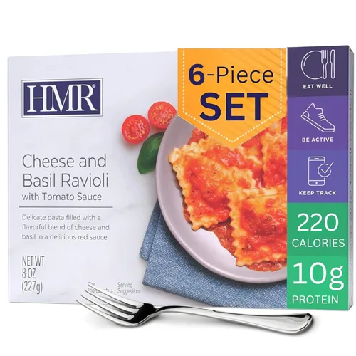 Vista 10 de HMR Lasaña con salsa de carne Almuerzo o cena preempaquetada para apoyar la pérdida de peso Lista para comer 16 g de proteína Alimento bajo