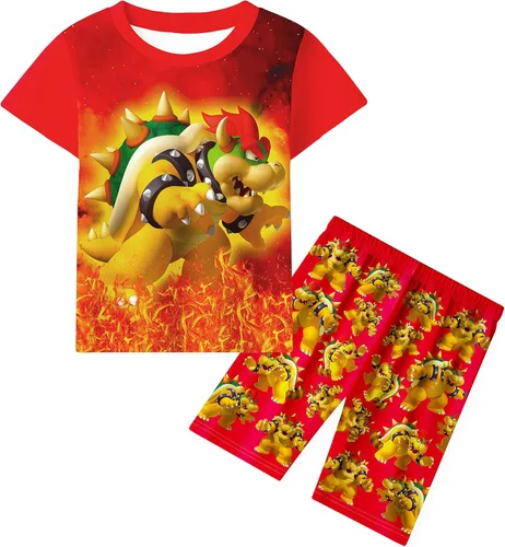 Poterloy Game Shirt Set For Boys Girls T-Shirt Toddler Short Sleeve Tee Kids Costume