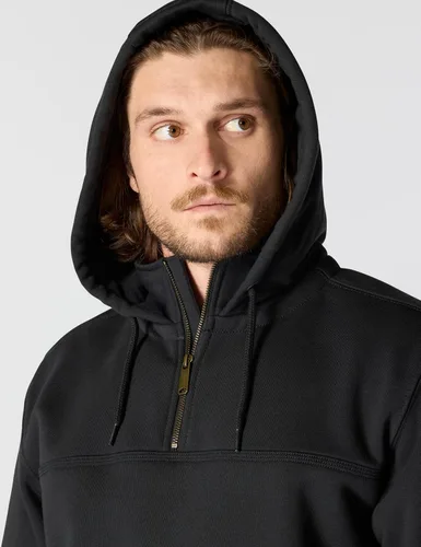 Vista 4 de Carhartt Sudadera con cremallera de un cuarto de ajuste holgado para hombre Rain Defender