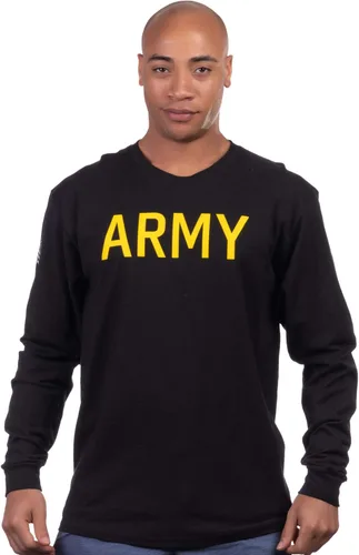 Vista 2 de Camiseta estilo Army PT Camiseta de manga larga para entrenamiento físico militar de EE. UU