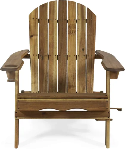 Vista 13 de Christopher Knight Home Cheryl - Silla plegable Adirondack de madera de acacia para exteriores, color gris