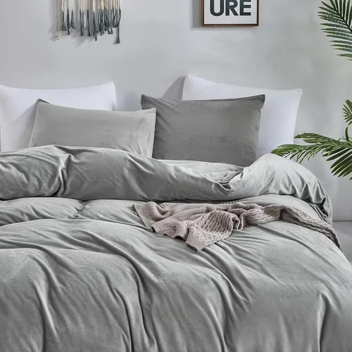 Vista 206 de CLOTHKNOW Juego de edredón de 3 piezas a cuadros color beige óxido, tamaño Full, juego de ropa de cama de cuadros edredón terracota con 2 fundas
