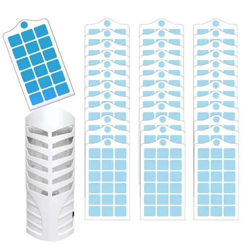 Vista 6 de Paquete de 24 tarjetas adhesivas 23005-06 compatibles con Dynatrap DT3005W Dot, Safer Home SH502, tableros de pegamento de repuesto para interiores