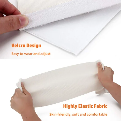 Vista 2 de Mybow Cinturón de hernia para ostomía, cinturones de apoyo para la ostomía para hombres y mujeres, ropa interior, protector de estoma, bolsa