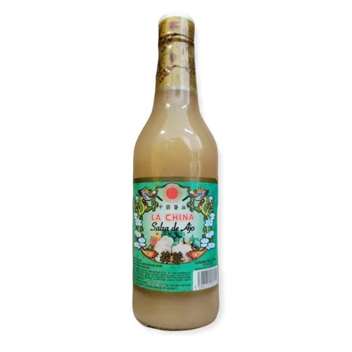 Vista 3 de La China Salsa de Soya y de Ajo – 10.1 fl oz cada una, Importada de Maracaibo, Venezuela/La Maracucha/La China Salsa de Soja y Salsa de Ajo – La