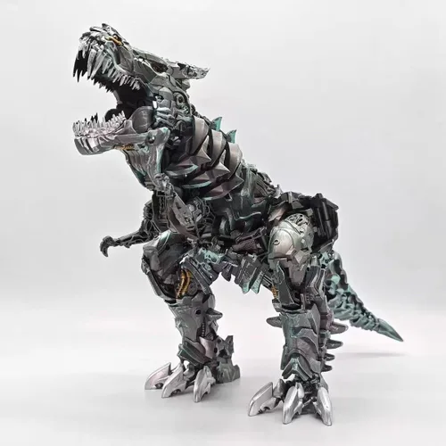 Vista 2 de Juguetes robot, figura de acción de juguete de 10.23 pulgadas, modelo líder de dinosaurio con accesorios para niños regalo