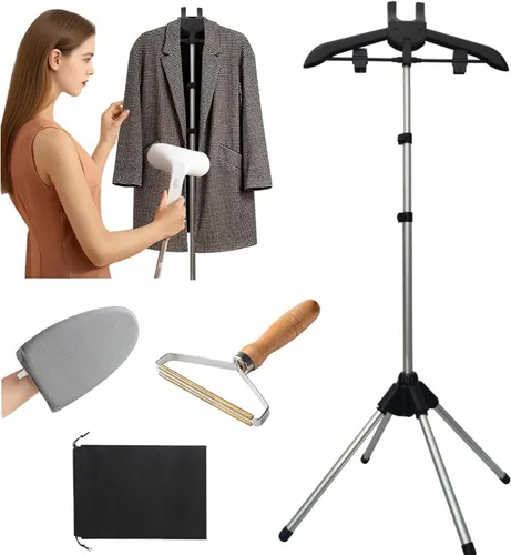 Soporte de vapor para ropa, plegable y portátil, soporte para colgar ropa, accesorios para el hogar, viajes, tiendas de ropa, hoteles