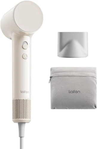 Laifen Secador de pelo de aire, secado de alta velocidad de 15 × con potente motor de 110,000 RPM, secador de pelo, control inteligente de