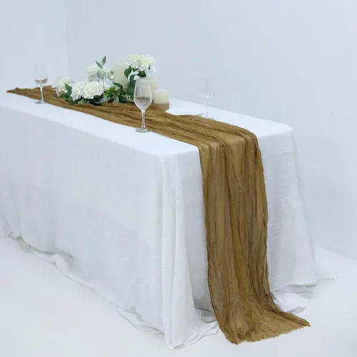 Vista 71 de Efavormart - Paquete de 5 servilletas de gasa de algodón de 24 x 19 pulgadas, color beige