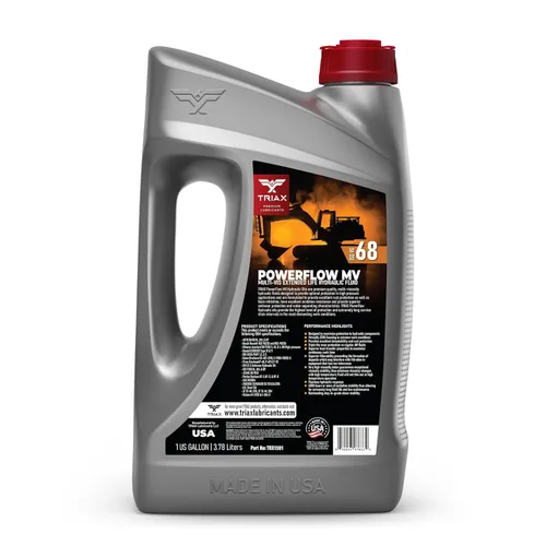 Vista 2 de TRIAX Powerflow MV 68 Premium HLP Aceite Hidráulico, Vida Extendida de 6000 Horas, Doble Antidesgaste, Verdadero para Todas las Estaciones, Punto