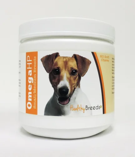 Vista 53 de Healthy Breeds Affenpinscher Omega HP - Masticables suaves para piel y pelaje, 60
