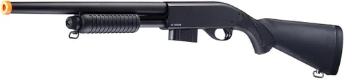 Vista 3 de 870 Spring Magazine alimentado con escopeta Airsoft (Negro)-A&K