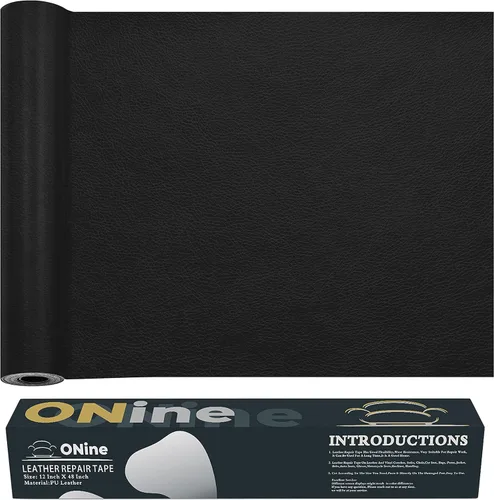 Vista 50 de ONine Reparación profesional de cuero para sofá, cinta de reparación de cuero de 3 x 60 pulgadas (cuero gris oscuro)