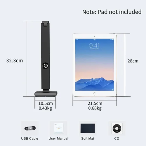 Vista 5 de CZUR Lens800 Pro - Escáner portátil de documentos y cámara de documentos de 8 MP, escáner PDF móvil fácil de viajar, tamaño de captura A4, escaneo