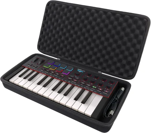 Vista 7 de co2CREA Estuche rígido de repuesto para AKAI Professional MPK Mini MK3 / MPK Mini Play MK3 MK3 25 teclas USB MIDI controlador de teclado