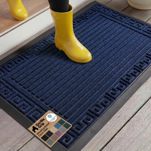 Vista 43 de Gorilla Grip WeatherMax - Tapete para todas las estaciones 100% impermeable, 23 x 35 pulgadas, goma natural duradera, resistente a manchas y Verde