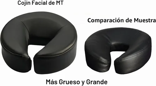 Vista 7 de Master Massage Balboa portátil de 30 pulgadas para masaje y ejercicio, cama de belleza en brillo negro con sistema de iluminación ambiental
