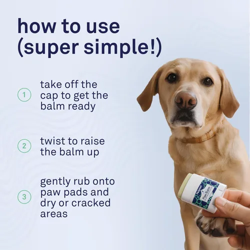 Vista 8 de Petpost Bálsamo para perros - Crema nutritiva que alivia la picazón y las patas secas del perro con ingredientes hidratantes - Aceite de coco