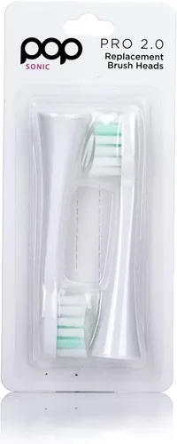 Vista 10 de Paquete de 4 cabezales de cepillo de dientes de repuesto Pop Sonic - Compatible con Go Plus - Cabezal de cepillo de dientes con cerdas de nailon