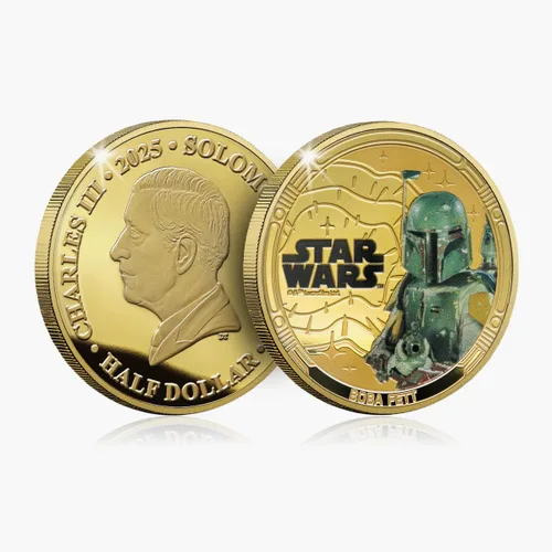 Vista 8 de FANTASY CLUB Colección oficial de monedas de la trilogía original de Star Wars Juego premium de 6 monedas Edición limitada certificada