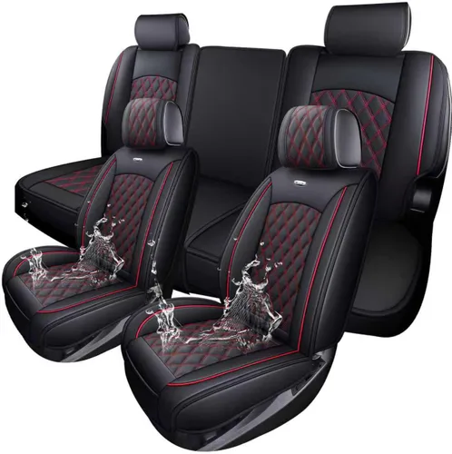 Vista 14 de Aierxuan - Fundas para asientos delanteros de Chevy Silverado y GMC Sierra para camionetas, ajuste personalizado 2007-2026 1500 2500HD 3500HD