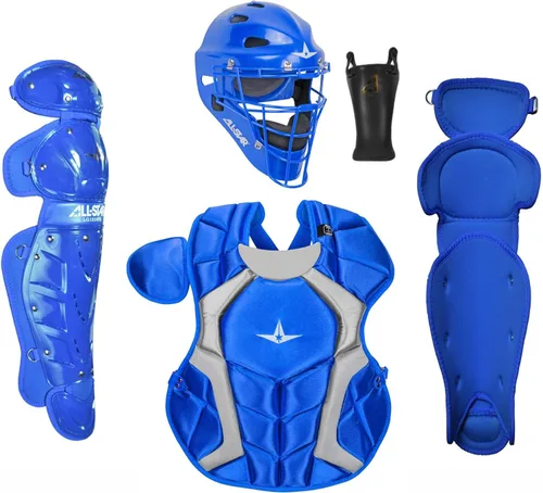 Vista 7 de All-Star Player's Series - Kit de receptor juvenil – Juego completo de equipo de protección de béisbol/softbol, certificado NOCSAE, edades 7-16