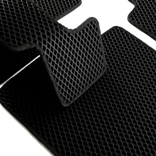 Vista 6 de Alfombrillas de auto de ajuste personalizado para todo tipo de clima para Lincoln MKZ Sedan 2013-2020 - Aspecto elegante y ajuste de precisión Negro