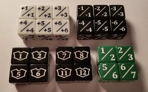 24x Contador, Negativo, Goyf y Dados de Lealtad para Magic: The Gathering y Otros Juegos/CCG MTG