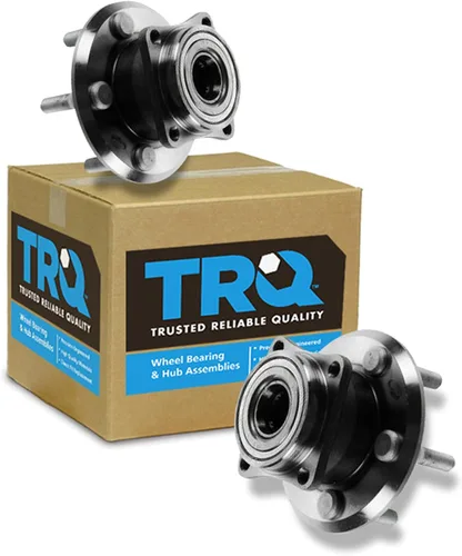 Vista 57 de TRQ Juego de 2 rodamientos de rueda delantera y conjunto de cubo compatible con Tesla 3 2020 Y 2018-2019