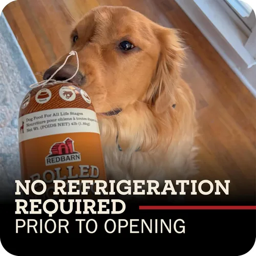 Vista 5 de Redbarn Pet Products Comida para mascotas totalmente natural y premium en rollo, receta de res - Fórmula húmeda semi-seca de alto contenido