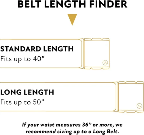 Vista 6 de Arcade El original cinturón largo unisex de aventura, correa elástica resistente, hebilla no metálica apta para viajes, cintura de hasta 50 pulgadas