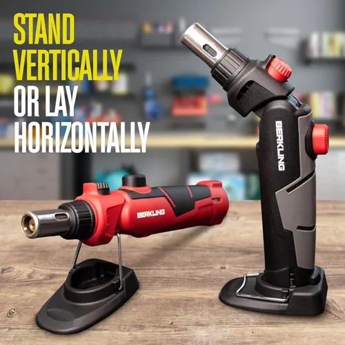 Vista 8 de BSG-2000 - Kit de soplete de soldadura de butano inalámbrico, cabezal ajustable de 5 vías, soldadura multifuncional Pistola de calor Soplete