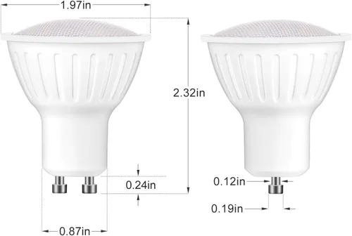 Vista 7 de Small frog Bombilla LED Gu10 regulable Bombillas LED de luz diurna, bombillas halógenas de 5 W = 50 W, ángulo de haz de 120° para iluminación