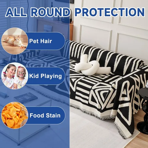 Vista 215 de VClife - Funda para sofá de 3 plazas o en forma de L, antideslizante, lavable, apta para perros, suave, protectora, que no se frisa, negro, 71 x 134