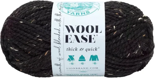 Vista 103 de Lion Brand Yarn - Ovillo de lana Wool-Ease Thick & Quick color fuerza aérea