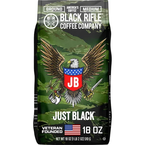 Vista 24 de Black Rifle Coffee Company Spirit of 76, bolsa de 18 onzas, café molido tostado medio, mezcla tostada hecha de granos arábigos, granos colombianos