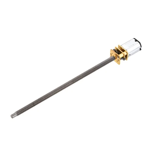 Vista 8 de Fielect DC 6V 30RPM N20 Motor de engranaje de reducción de velocidad con eje de rosca de tornillo de plomo M4x100mm para juguetes eléctricos