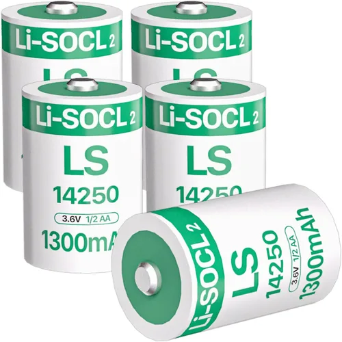 Vista 8 de 2 unidades de 1300 mAh LS14250 1/2 AA 3.6 voltios batería de litio para Dogwatch R9 correa collar de perro, respaldo de memoria, relojes en tiempo