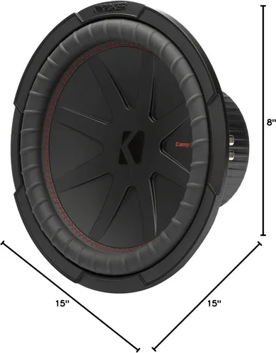 Vista 6 de KICKER 48CWR122 CompR 12" Subwoofer, DVC, 2-ohm